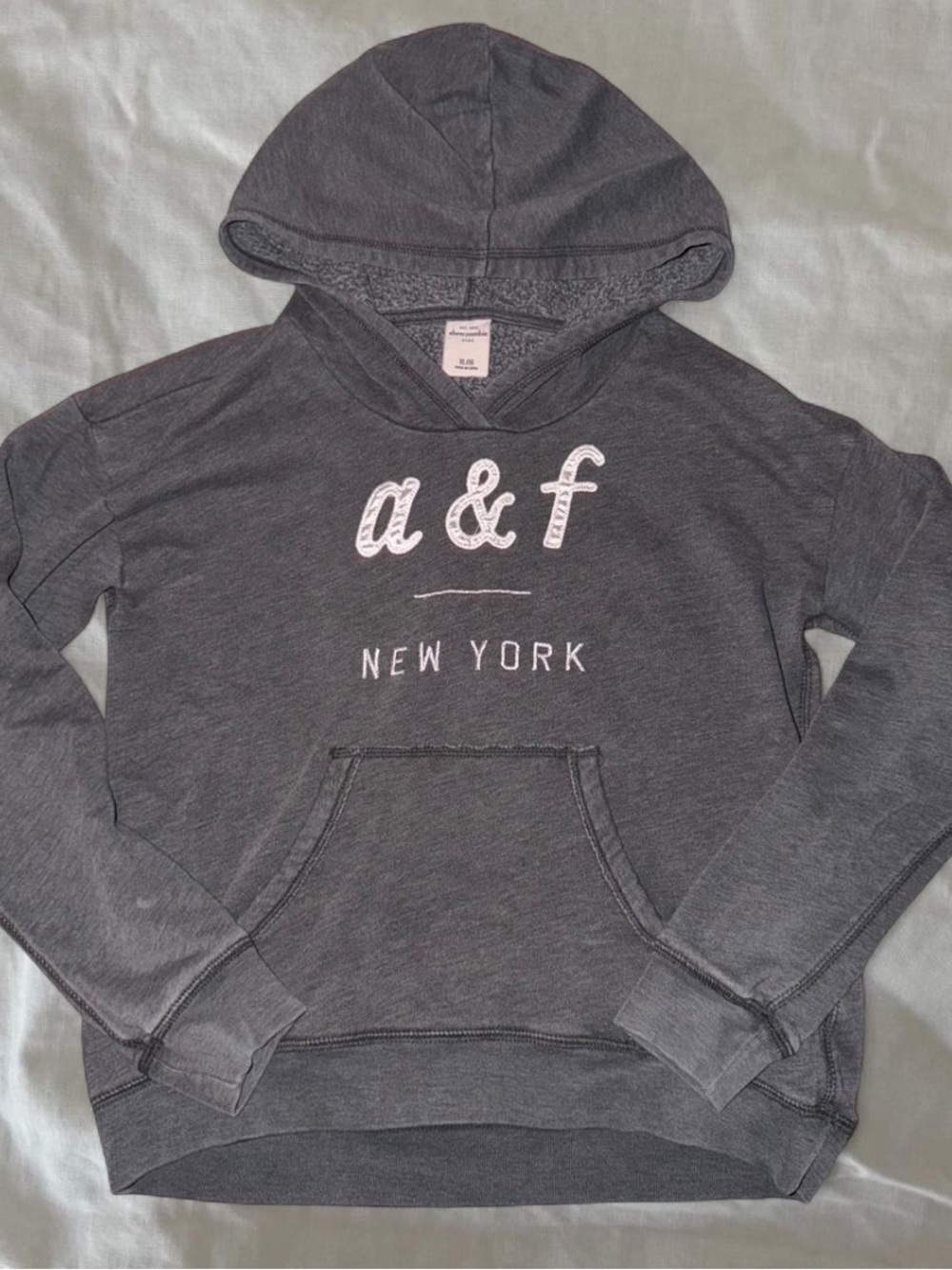 A&F Grey Hoodie Kids XL
